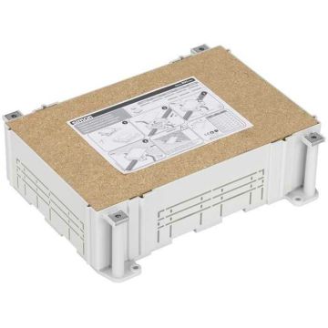 Cubeta plástico caja suelo reg. 4 mód.