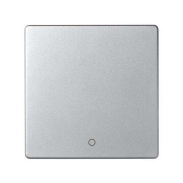 Adaptador simon 82 con tecla simple on/off para rf aluminio