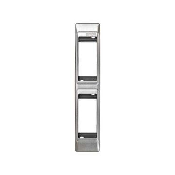 Placa para perfiles de 2 elementos con bastidor, módulo estrecho, aluminio simon 82 centralizaciones