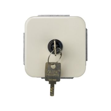Conmutador llave simon 31 con 2 posiciones con enclavamiento marfil
