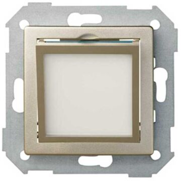 Placa basculante para baliza de cortesía