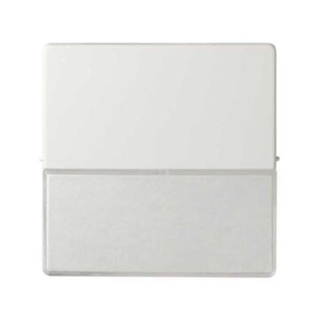 Tecla individual para mecanismos de mando con soporte para porta-rótulos blanco simon 82