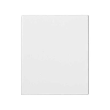Placa ciega simon 82 centralizaciones módulo ancho blanco