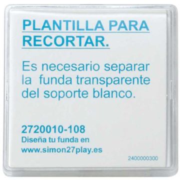 Tecla para mecanismos de mando