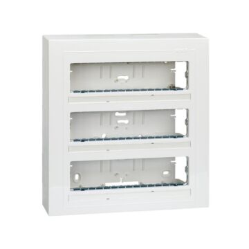 Pack superficie simon 27 centralizaciones con 3 filas blanco nieve