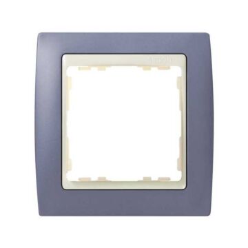 Marco para 1 elemento lila interior marfil simon 82