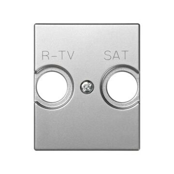 Tapa para toma r-tv+sat aluminio simon 82 centralizaciones
