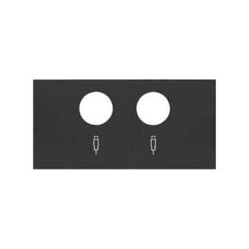 Tapa para toma r-tv+sat