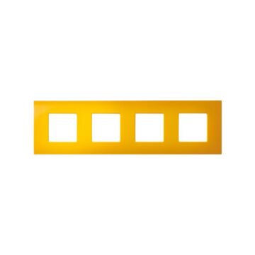 Funda intercambiable para marco 4 elementos amarillo simon 27 play
