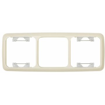 Marco para 3 elementos marfil s31