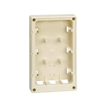 Caja superficie simon 27 centralizaciones para placa 27852 marfil