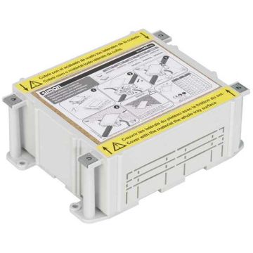 Cubeta plástico caja suelo reg. 1 mód.