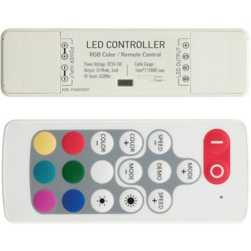 IMAGINE CONTROLADOR RGB RF 5-24V 3X4A