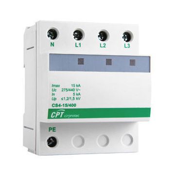 Protector IV tipo 2 15KA 400V UR trifásico