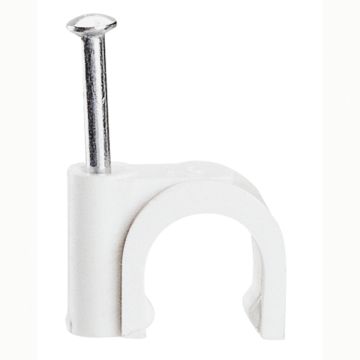 Grapillones fixfor para cable de ø7, longitud 25mm - blanco