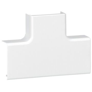 Derivación en t plana - para moldura dlplus 32x16 - blanco