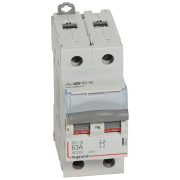 Interruptor seccionador dx³ -is - 2p - 400 v~ - 63a - 2 módulos