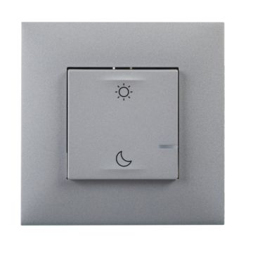 Interruptor inalámbrico día/noche valena next with netatmo - aluminio