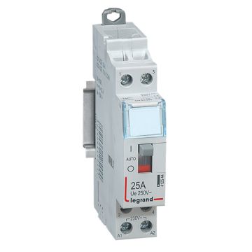 Contactor con bobina 230 v~ - 2p - 250 v~ - 25a - 2 na - 1 módulo