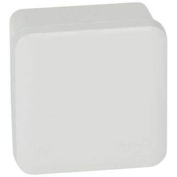 Caja de derivación para conexiones, plexo ip55, cuadrada. dimensiones: 80x80x45mm. tapa superficie lisa. sin entradas. color gris