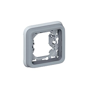 Marco de empotrar plexo modular gris - 1 elemento