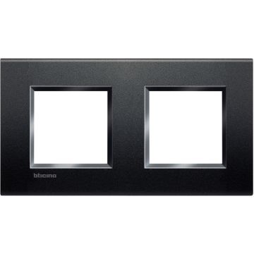 Placa embellecedora livinglight de color antracita - 2 x 2 módulos