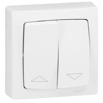 Interruptor para persianas - oteo - monobloc - blanco