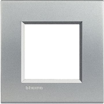 Placa embellecedora livinglight de color tech - 2 módulos