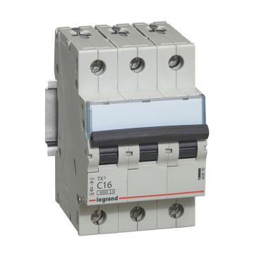 Magnetotérmico tx³ - 3p - 400v~ - 16a - curva c - 3 módulos