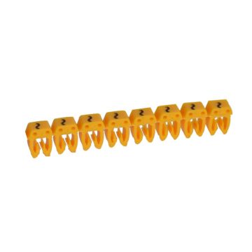 Etiqueta cab 3 - signo conv para cableado 0,5 a 1,5mm² - corriente alterna