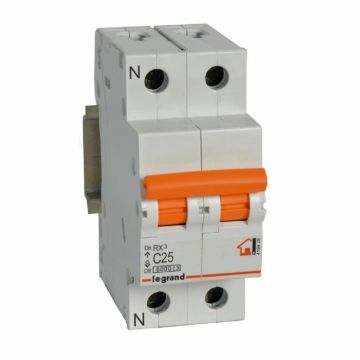 Magnetotérmico rx³ - 1p+n - 230 v~ - 25a - curva c