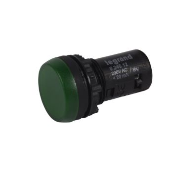 Indicador luminoso monobloque con led integrado ip69 osmoz completo - verde - 230v~