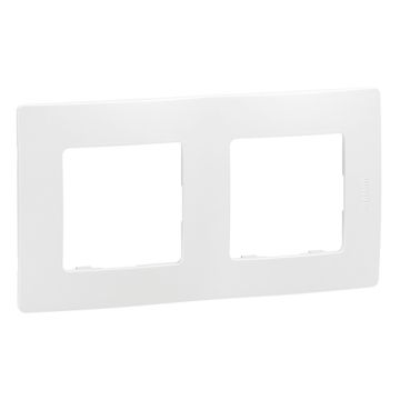 Placa niloe 2 elementos blanco