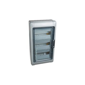 Caja modular estanca plexo³ - ip 65 - ik 09 - 3 filas de 12 módulos