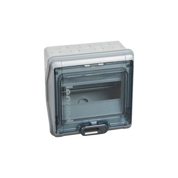 Caja modular estanca plexo³ - ip 65 - ik 09 - 8 módulos - 1 fila