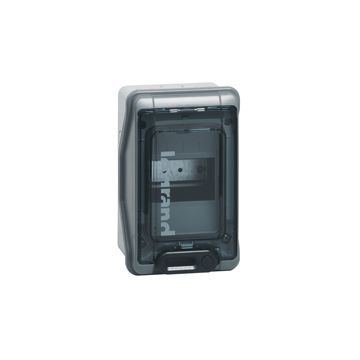 Caja modular estanca plexo³ - ip 65 - ik 09 - 4 módulos - 1 fila