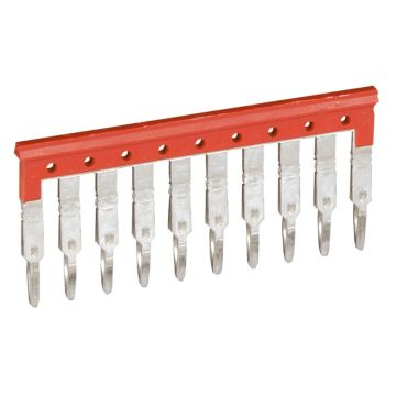Peine para borna viking 3 tornillo y resorte - para 10 borna - paso de 6