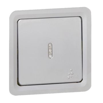 Pulsador inversor con piloto soliroc - 6a - 230 v~ - ik 10 - ip 55