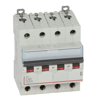 Magnetotérmico dx³ 6000/10 ka - 4p - 400 v~ - 40a - curva c