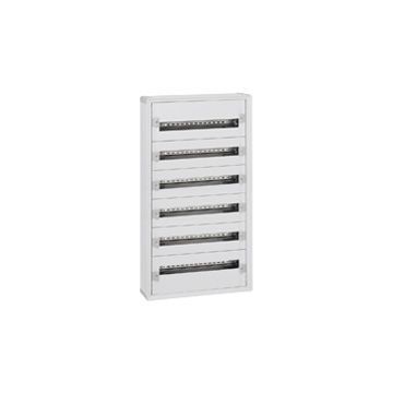 Caja distribución aislante xl³ 160 - totalmente modular - 6 filas de 24 módulos