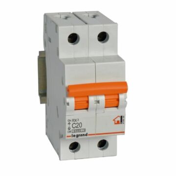 Magnetotérmico rx³ - 2p - 230/400 v~ - 20a - curva c