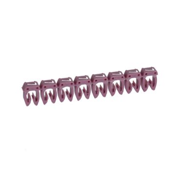 Etiqueta cab 3 para cableado de 1,5 a 2,5mm² - cifra 7 - violeta