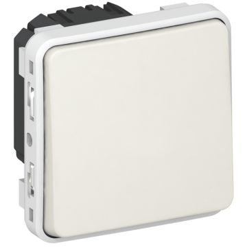 Conmutador plexo modular blanco - 10ax