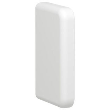 Tapa final para canal fluidquint 40x70 - color blanco