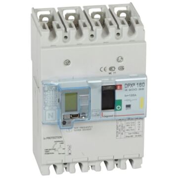 Automático mccb dpx³ 160 - magnetotérmico diferencial -- 4p - icu 16 ka (400 v~) - in 125a