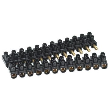 Regleta de conexión suprem. enchufable. capacidad de la borna 10mm². negra
