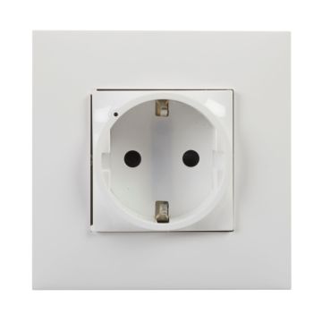 Toma de corriente conectada (estándar schuko) valena next with netatmo - blanco