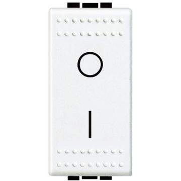 Interruptor bipolar livinglight - 16a - 1 módulo - blanco