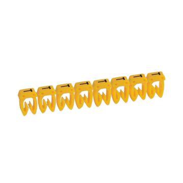 Etiqueta cab 3 para cableado de 0,5 a 1,5mm² - letra mayúscula t