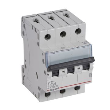 Magnetotérmico tx³ - 3p - 400v~ - 25a - curva c - 3 módulos